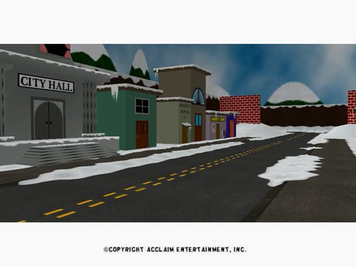 South Park Rally title screen for Sega Dreamcast
